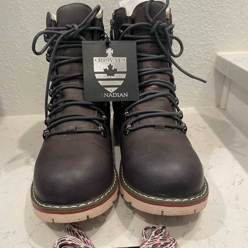 Brand new Men's Royal Canadian Dark Brown Boots